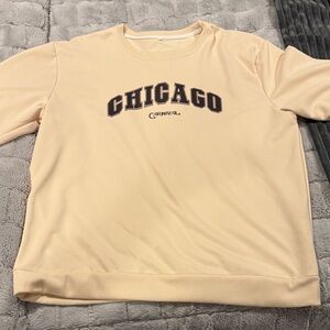 SHEIN Men's Beige Crewneck Sweater